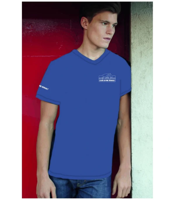 Alpine Renault Vee Neck Tee Shirt - £21.54 inc vat & carriage